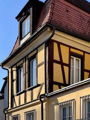 Wohnung vom Hof aus gesehen