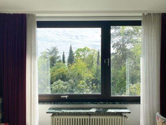 Blick aus dem Schlafzimmer