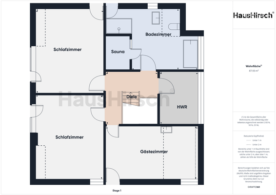 Grundriss Obergeschoss