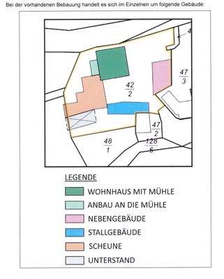Darstellung Bebauung