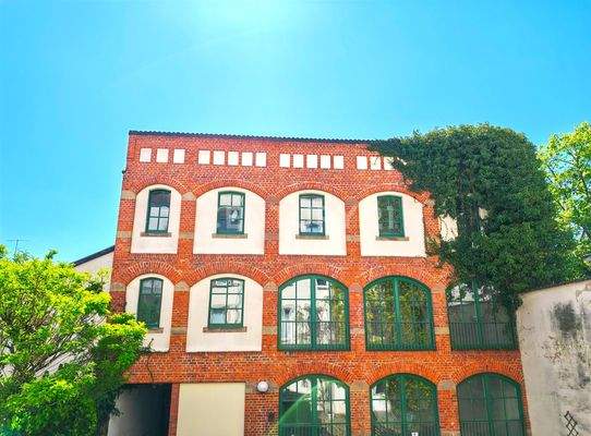 Blick auf das traumhafte Hinterhaus