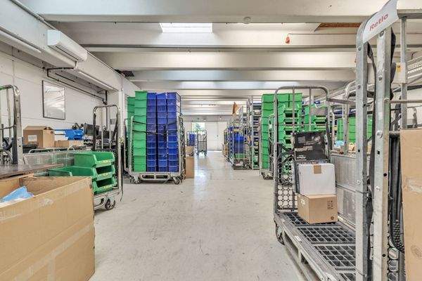 Zwischentrakt als Lager