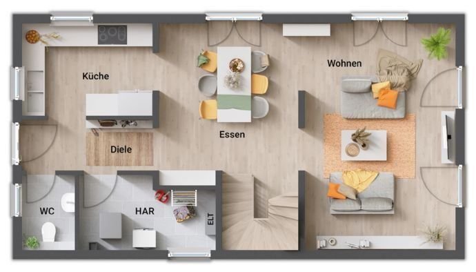 Grundriss Erdgeschoss