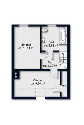 Grundriss Obergeschoss