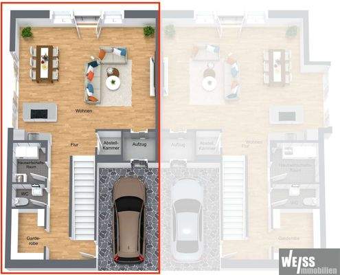 Grundriss EG - Haus 3
