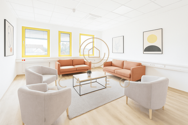 Innen mit Beispielmöblierung