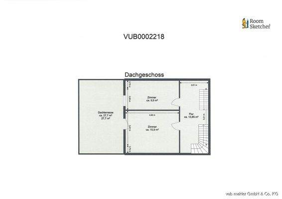 Grundriss Dachgeschoss