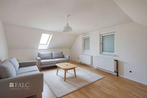 Gestaltungsvorschlag: DG großes Zimmer Anbau II (KI generiert)