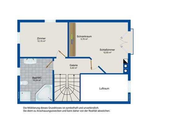 Grundriss Obergeschoss
