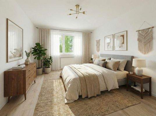 Schlafzimmer  Einrichtungsbeispiel