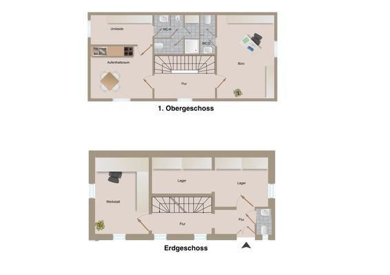 Grundriss Nebengebäude rechts