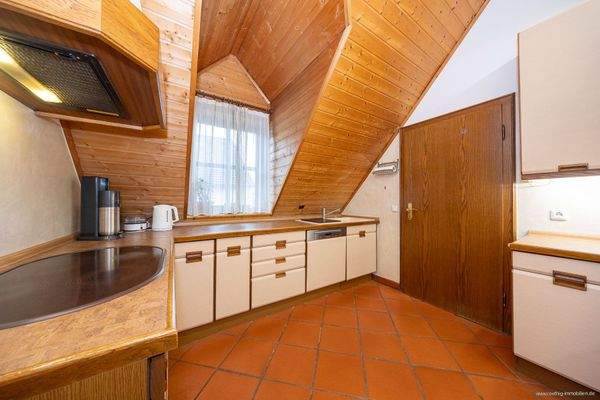 Einheit im Obergeschoss: Küche