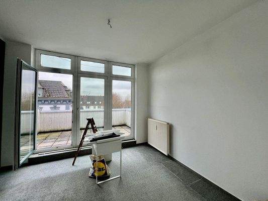 Schlafzimmer mit Balkon 