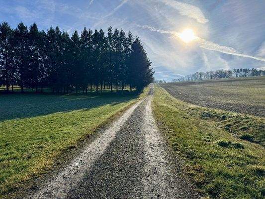 Landweg zum Haus 