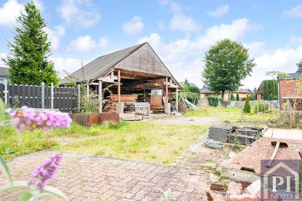 Befahrbare Lagerhalle