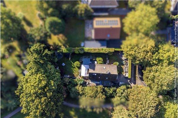 Grundstück von oben - Blick von Nord-Nordwest