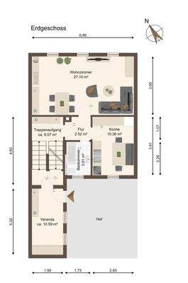 Grundriss Erdgeschoss