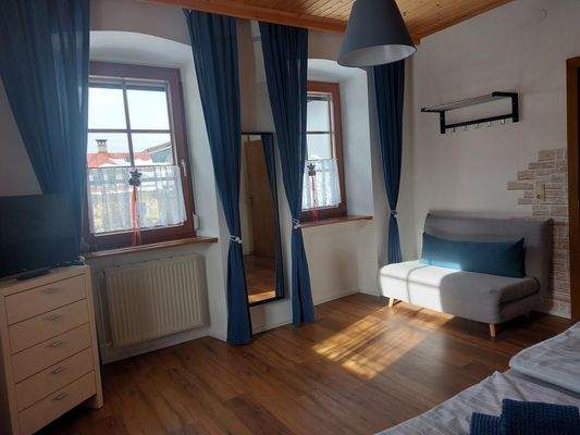 Schlafzimmer im Apartment