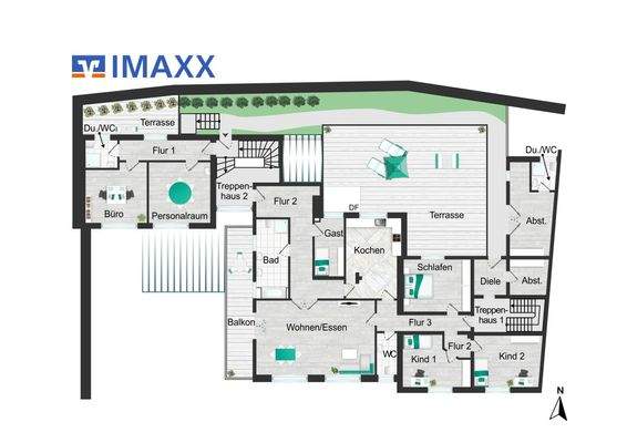 Grundriss Obergeschoss 