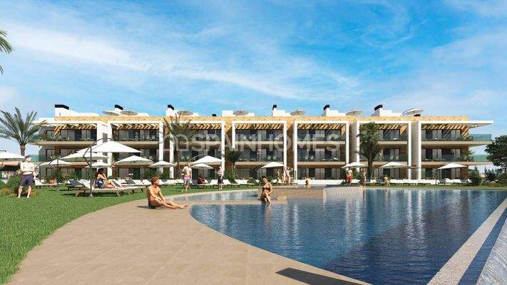 Elegant Golf Apartments Near the Sea in Los Alcázares