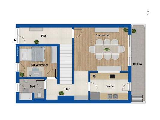 Grundriss Obergeschoss