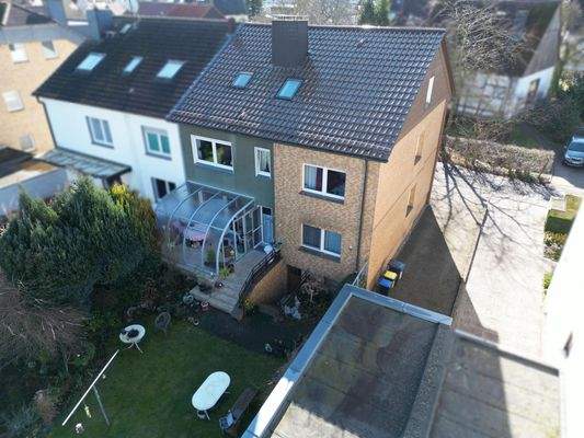 Gartenansicht Vogelperspektive