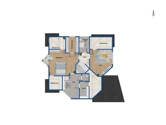 Grundriss Dachgeschoss