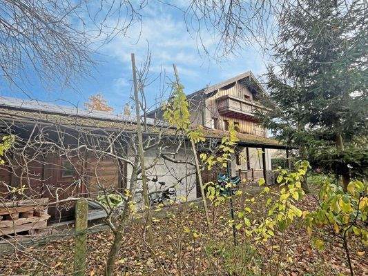 Westansicht des Hauses