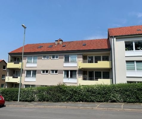 Außenansicht, sanierte Fassade