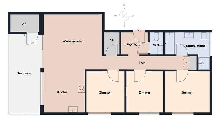 Grundriss ohne Maßstab