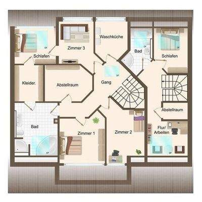 Grundriss Dachgeschoss