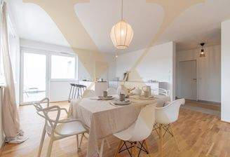 Beispielfoto Wohn-/Essbereich - Mustermöblierung