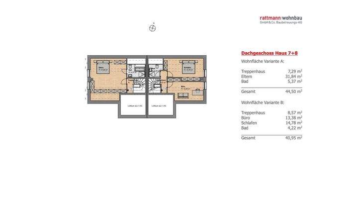 Grundriss Dachgeschoss