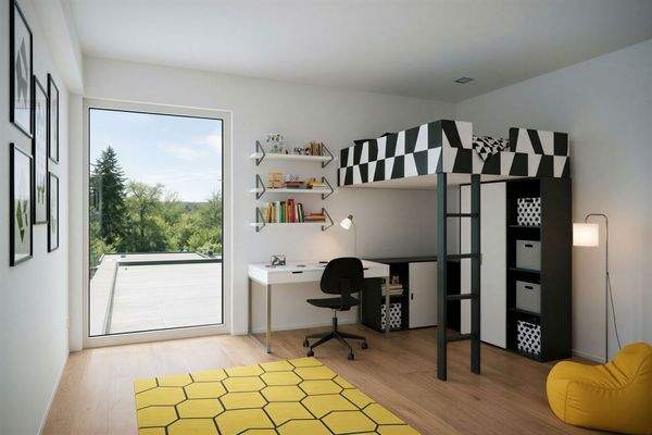 Visualisierung - Schlafzimmer 2 - Staging