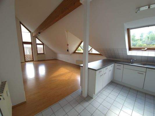 Küche- Wohn- und Essbereich