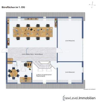 Grundriss Bürofläche (Var. 1)