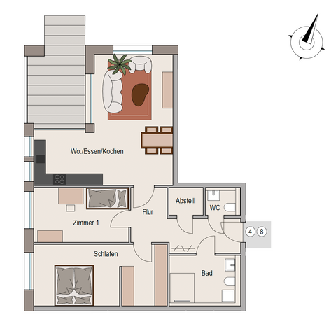 Neckarwestheim Wohnungen, Neckarwestheim Wohnung kaufen