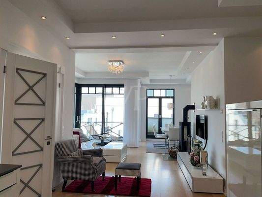 Wohnzimmer mit Essecke