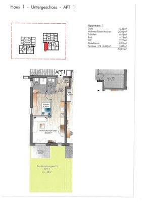 Grundriss - Beispiel Umplanung
