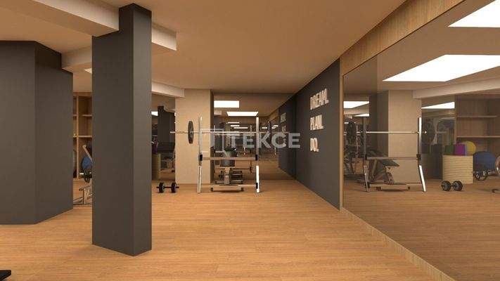 Sea and City-View Flats in a Project in Alanya Mahmutlar