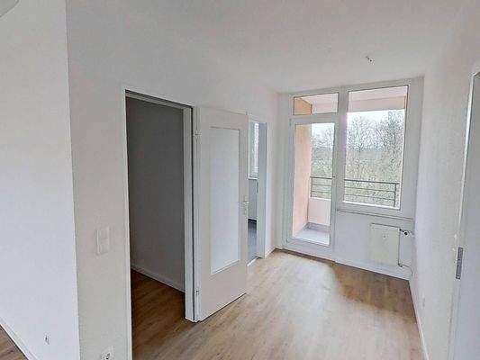 Ansicht V: Wohn- und Esszimmer