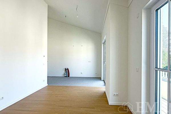 Blick vom Wohnzimmer