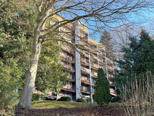 Hausansicht mit Loggien