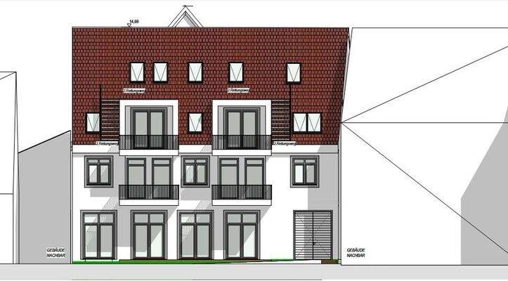 Visualisierung Westansicht