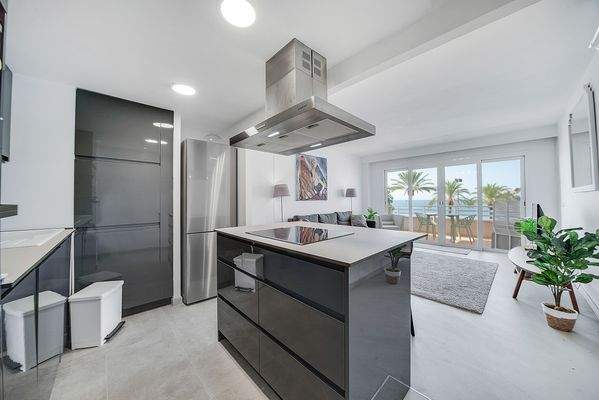 Kitchen and Living area in apartment in Magaluf