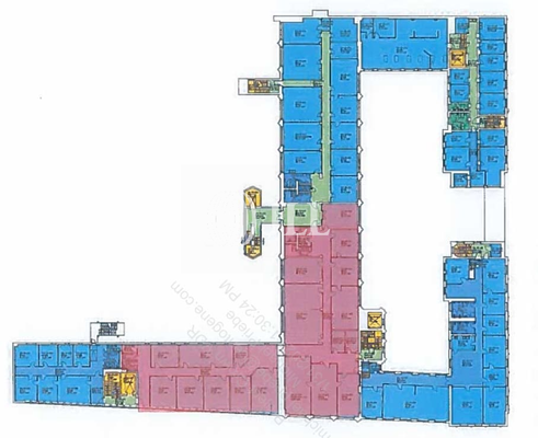 Grundriss 2.OG, UMF mit 890 m²