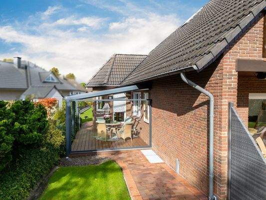 Überdachte Terrasse