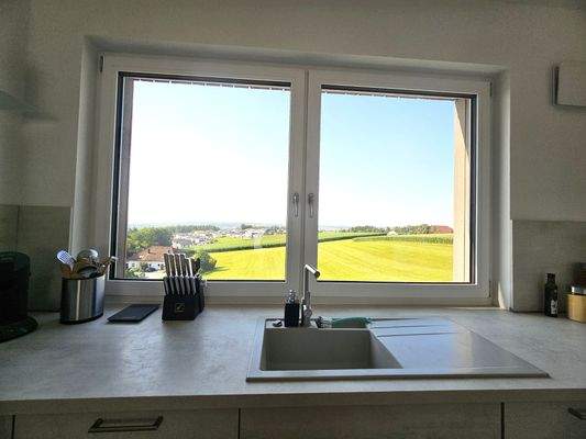 Küche mit Ausblick