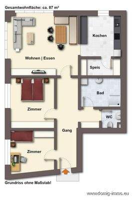 Grundriss ohne Maßstab