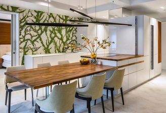 Essbereich mit Küche